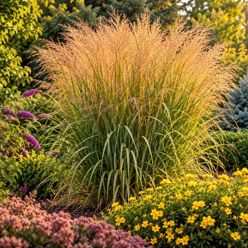 Panicum virgatum 'Thundercloud' - Vitshirss 'Thundercloud' P13/1L